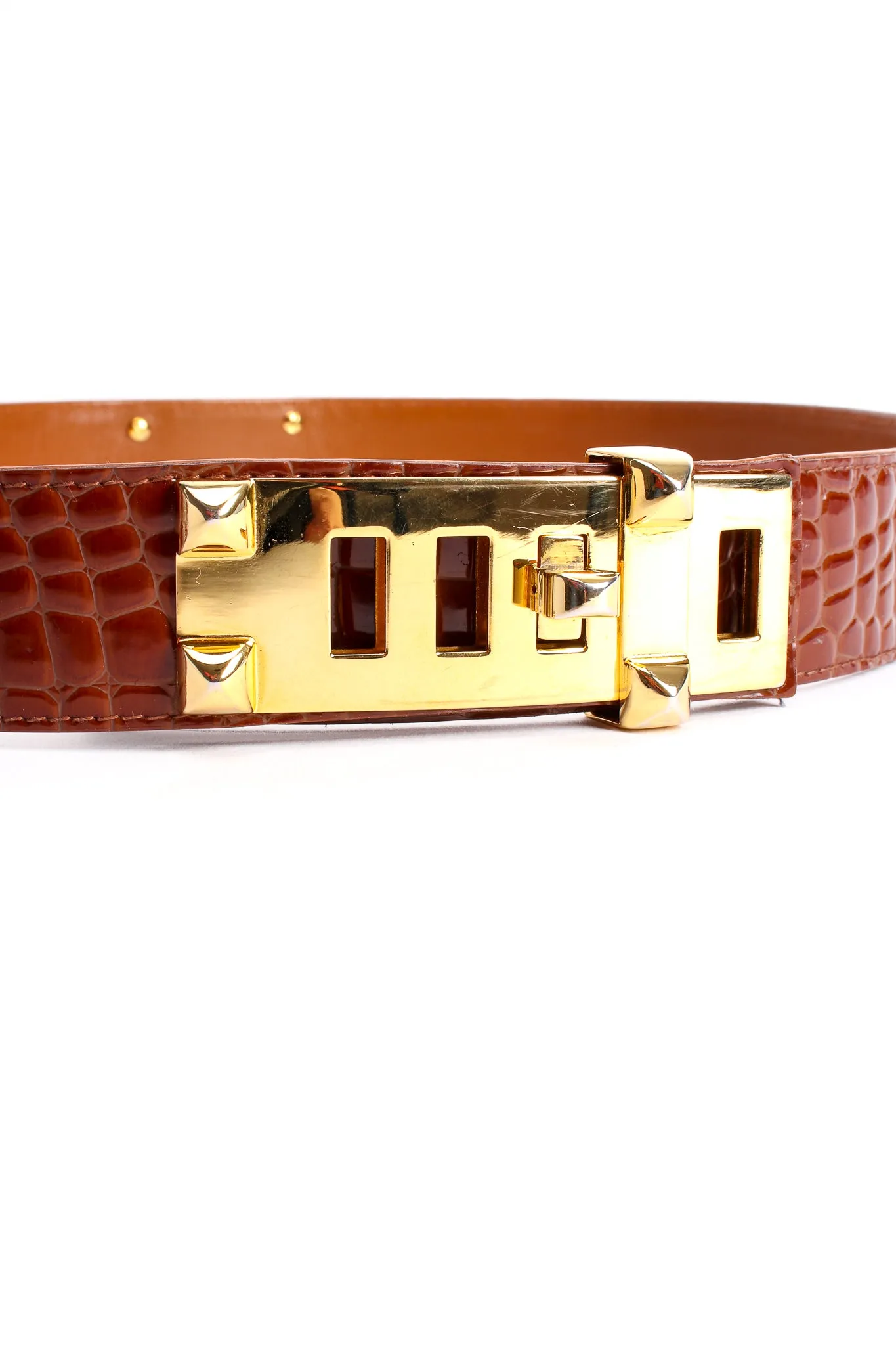 Leather Turnlock Belt