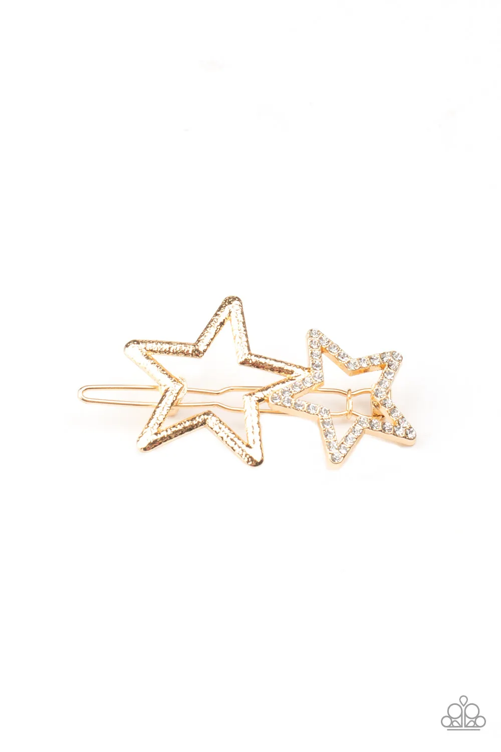 Lets Get This Party STAR-ted! - Gold Hair Clip