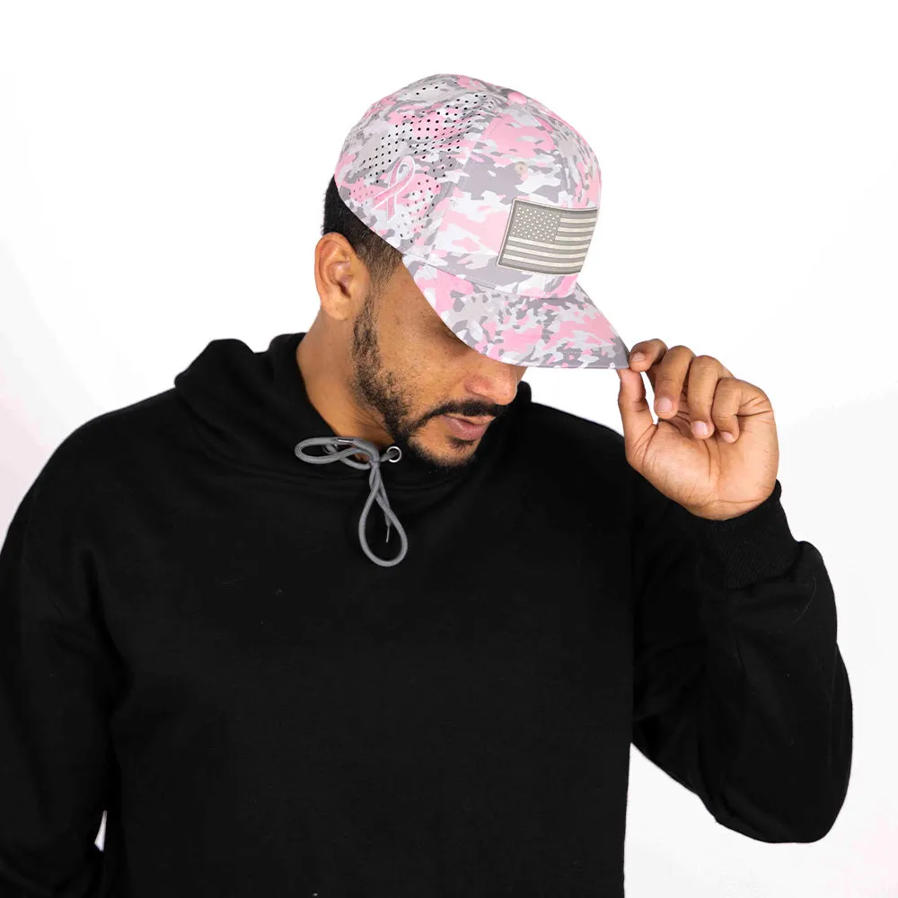 Limited Edition Performance Snapback | Pink Battle | Geo-Camo | Light Pink - PreOrder