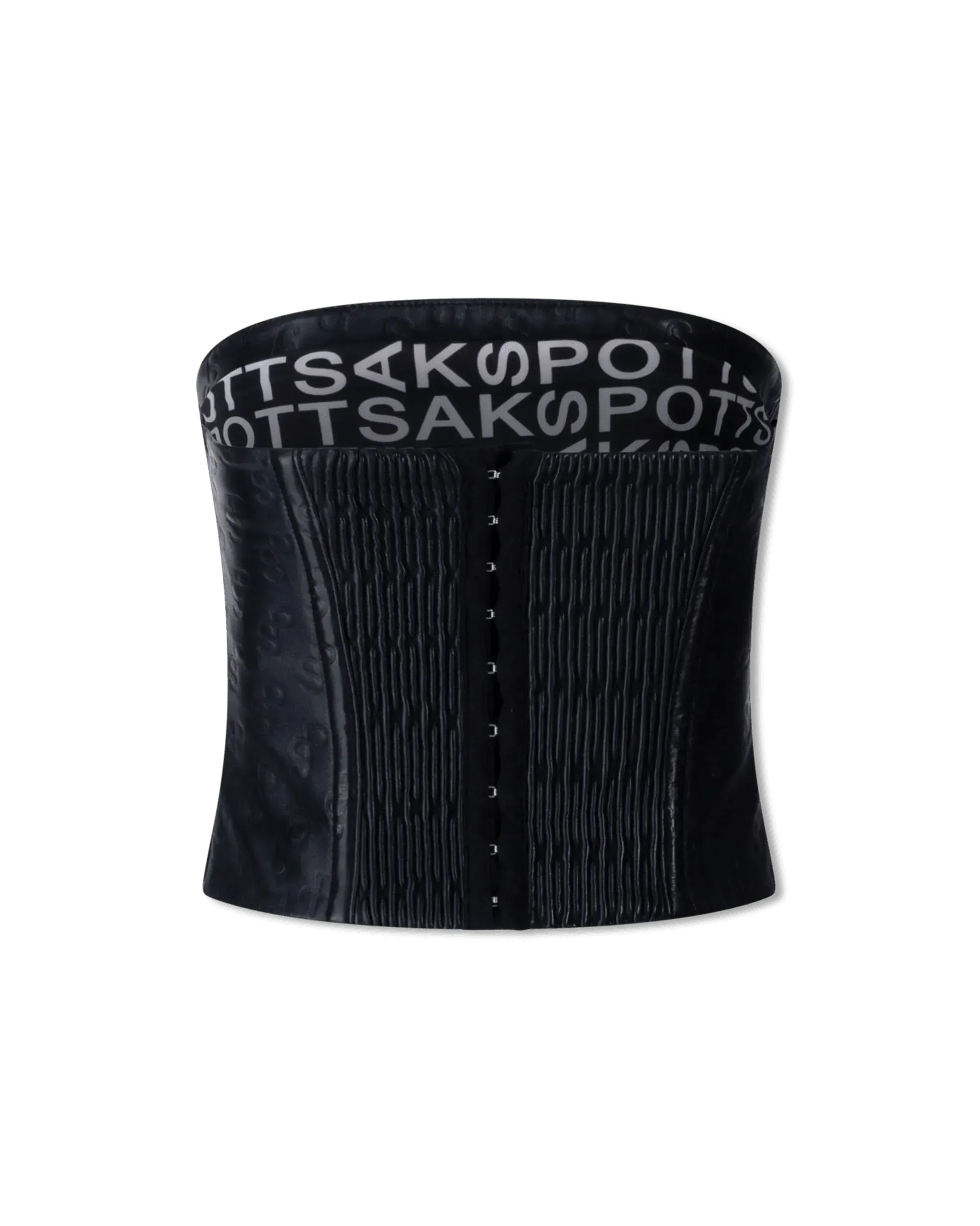Logo Embossed Corset