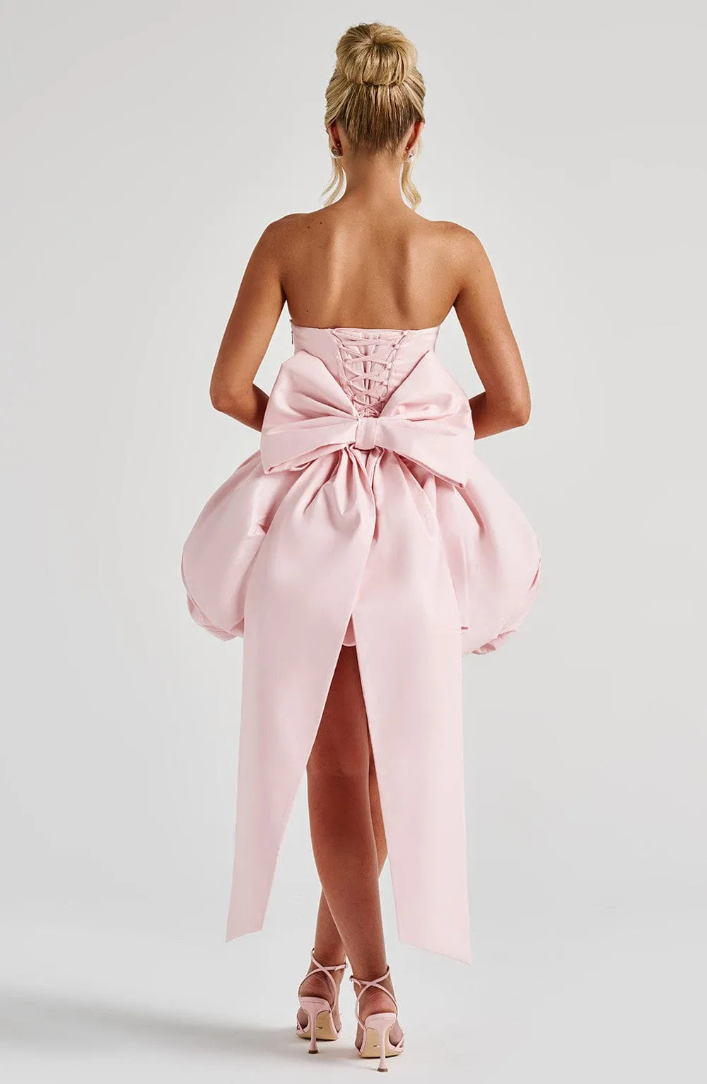 Lotus Mini Dress - Blush