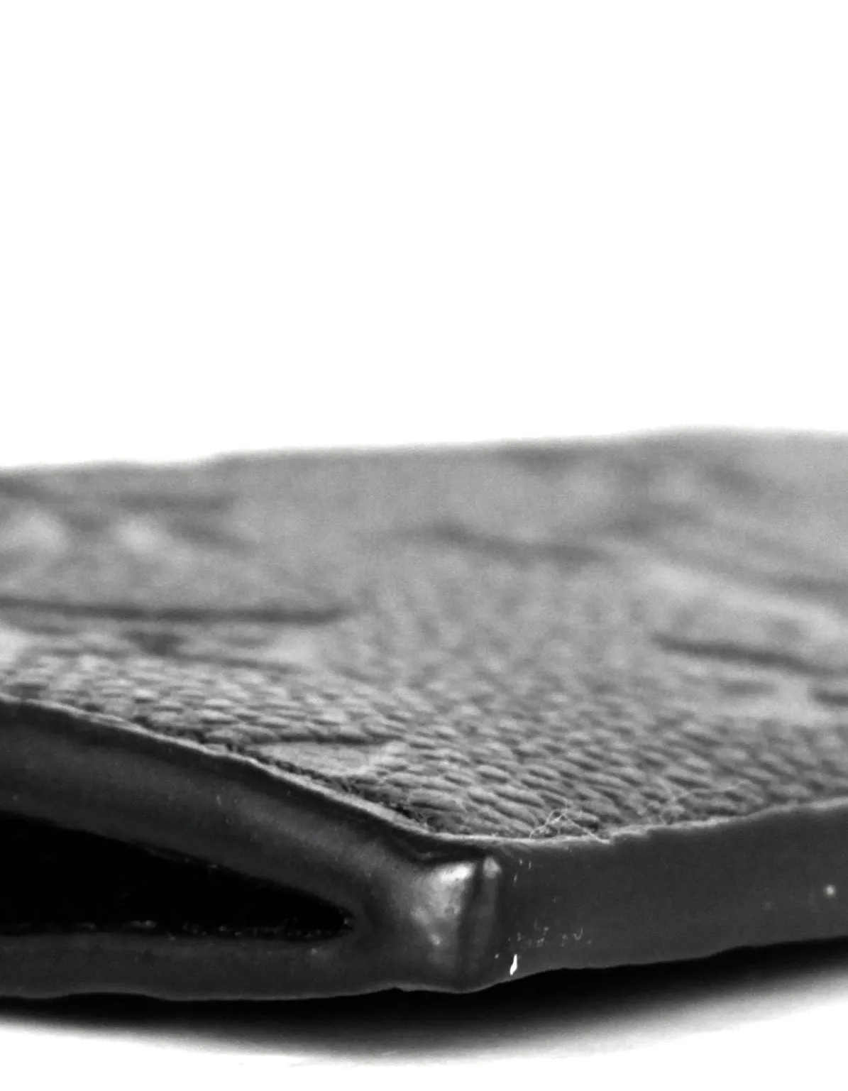 Louis Vuitton Black Monogram Empreinte Zipped Card Holder NM