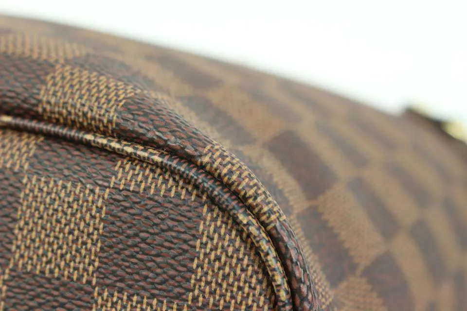 Louis Vuitton Small Damier Ebene Neverfull PM Tote Bag 44lk82