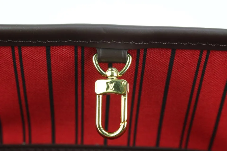 Louis Vuitton Small Damier Ebene Neverfull PM Tote Bag 44lk82