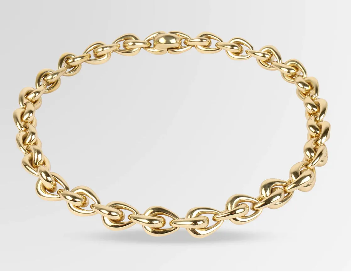 LOUISE OLSEN HUG CHAIN BRASS CHOKER