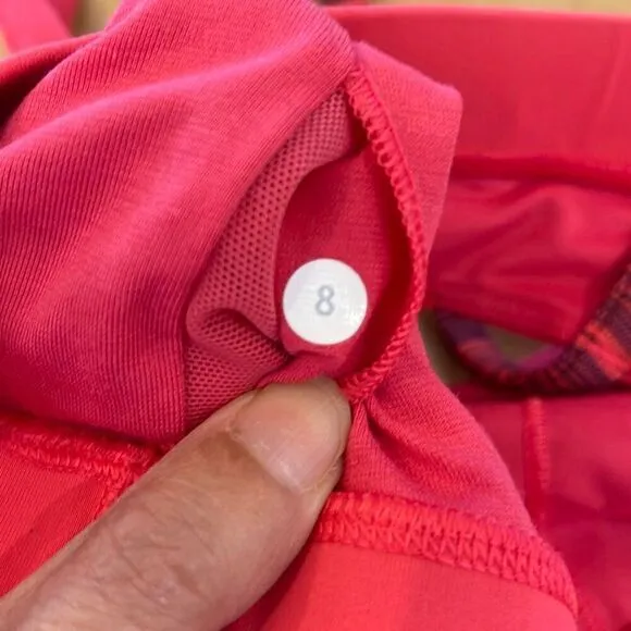 Lululemon Energy Sports Bra Soul Cycle Size 8 Boom Juice Cyber Alarming