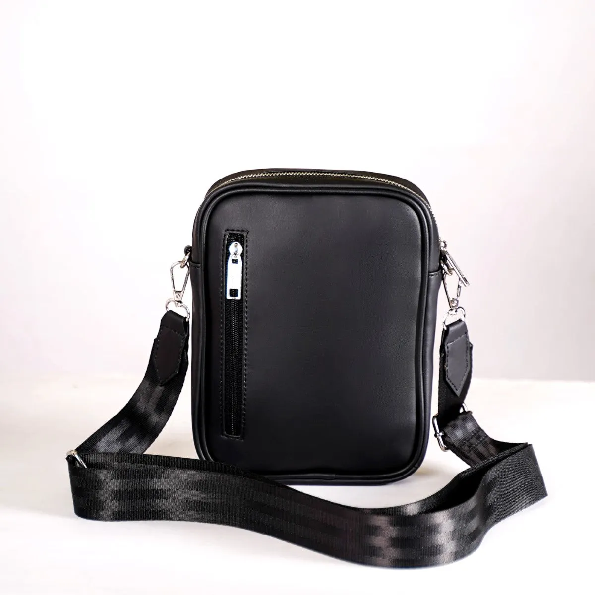 Luxe Crossbody Belt Bag Black
