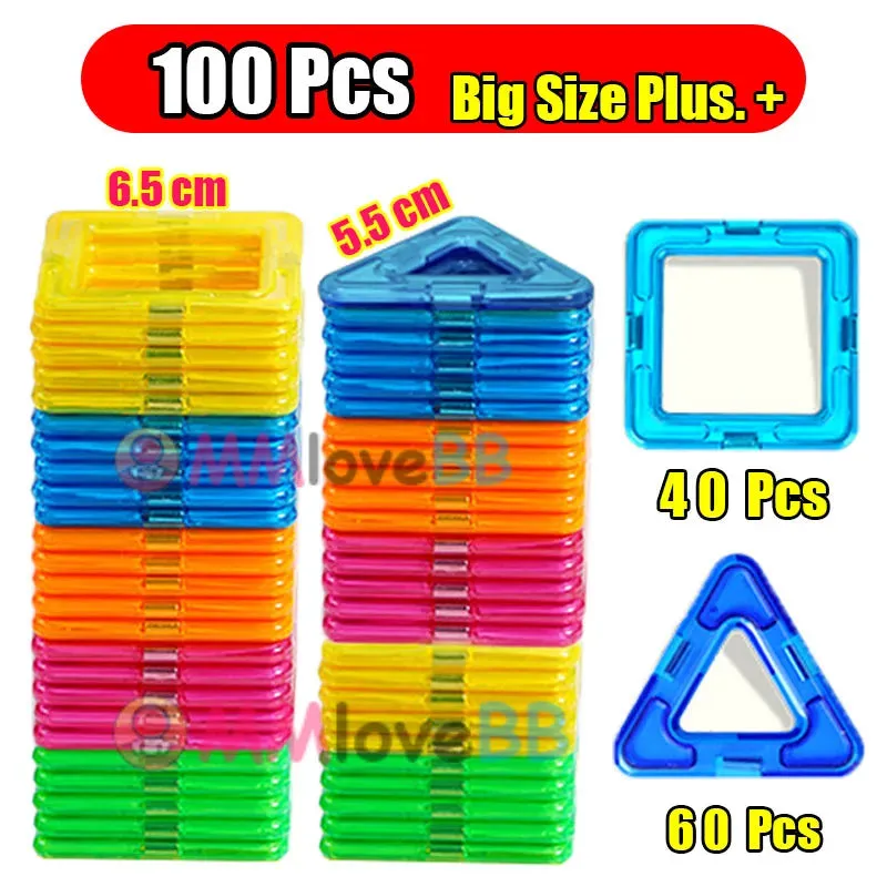 Magnetic Building Blocks Big Size and Mini Size