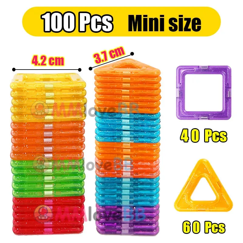 Magnetic Building Blocks Big Size and Mini Size