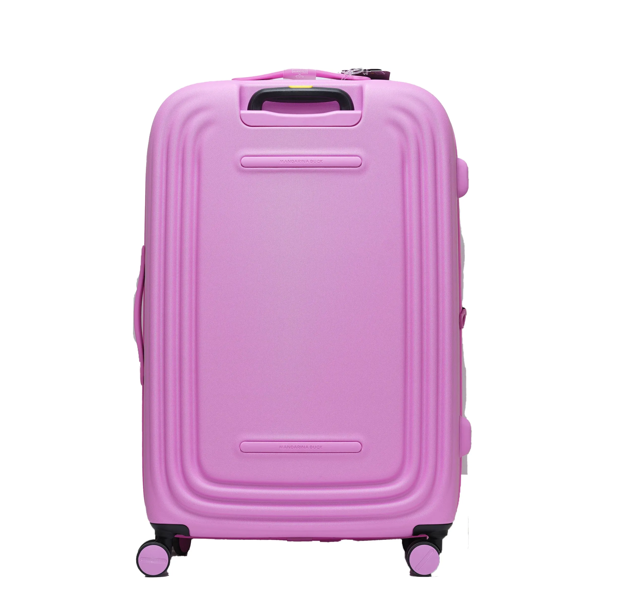 Mandarina Duck Large Pink Bubble logo Trolley Luggage P3329K