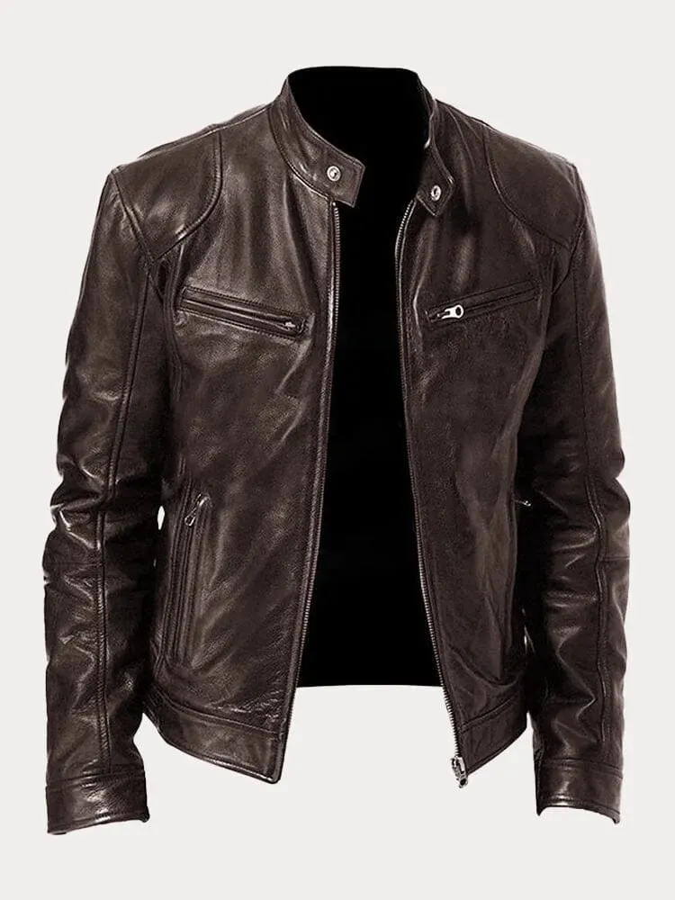 Mario | Casual Leather Jacket