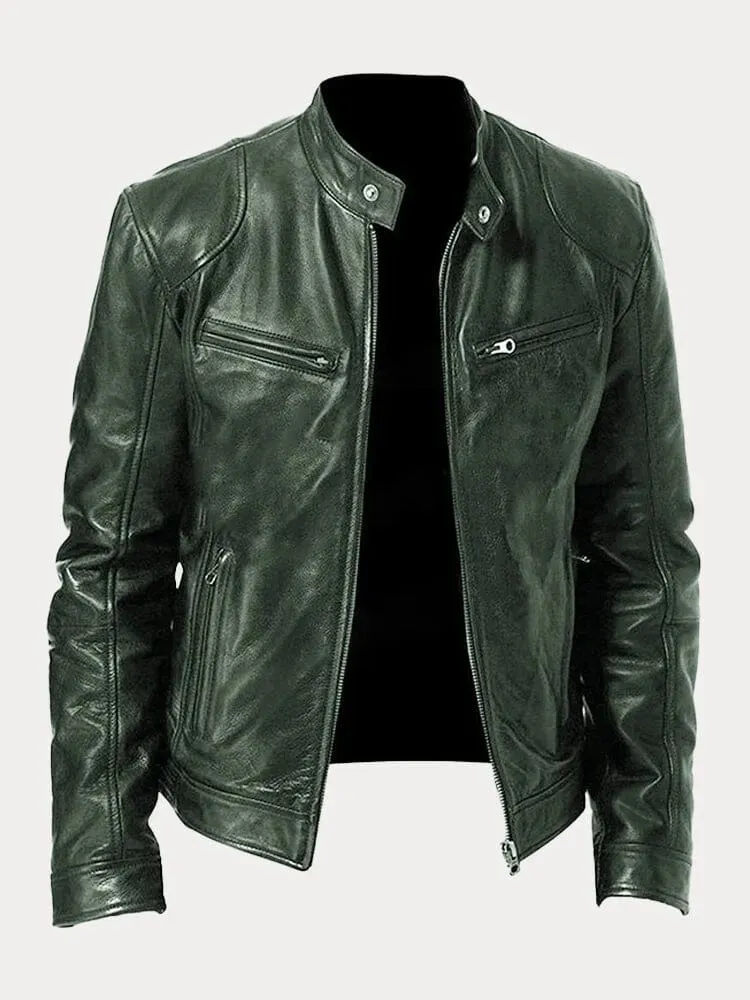 Mario | Casual Leather Jacket