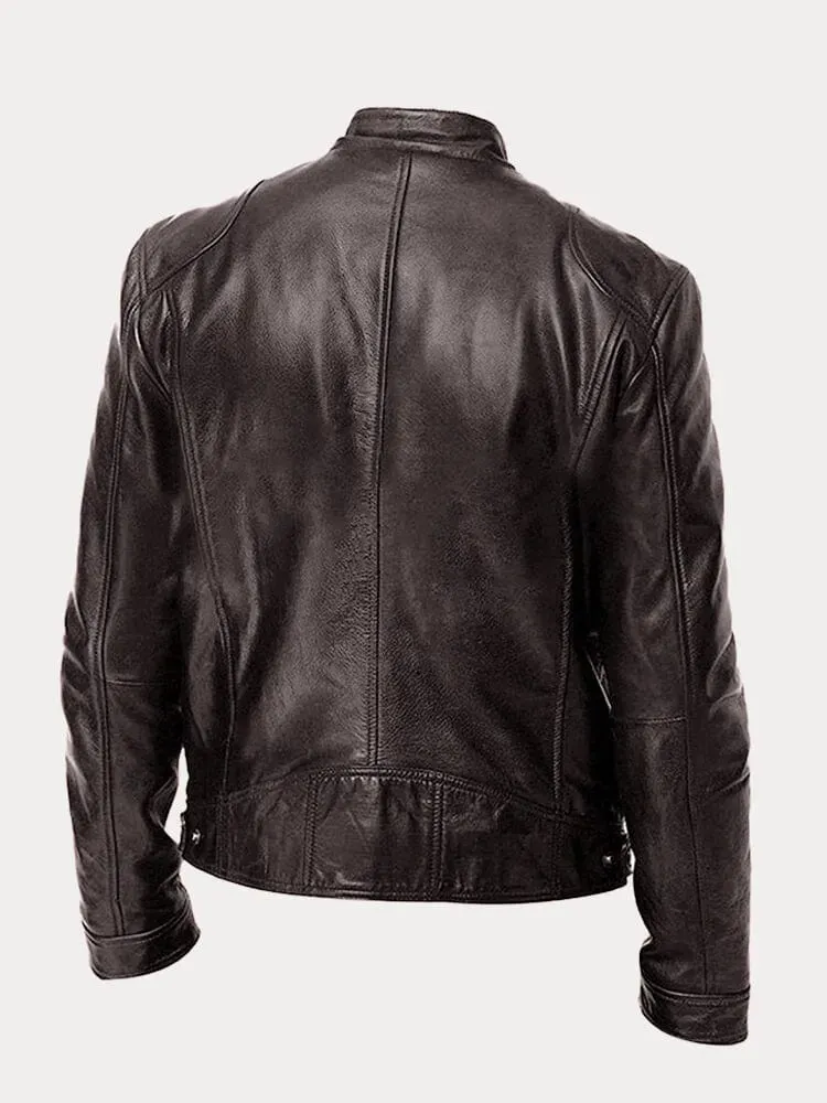 Mario | Casual Leather Jacket
