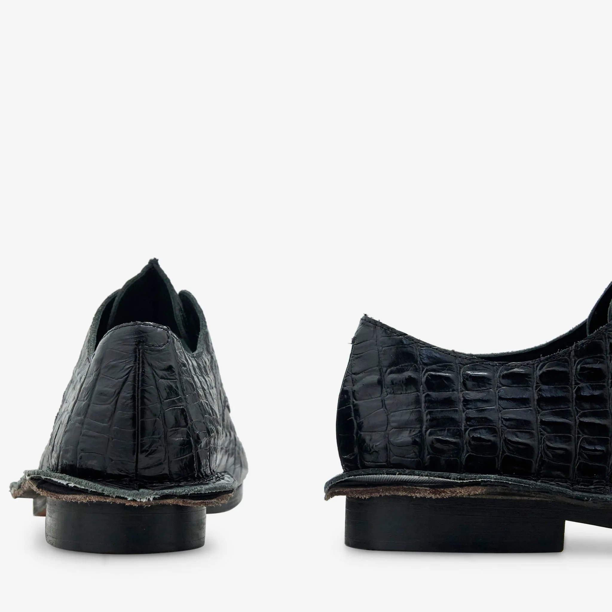 Martine Rose x Women's Derby Black Leather