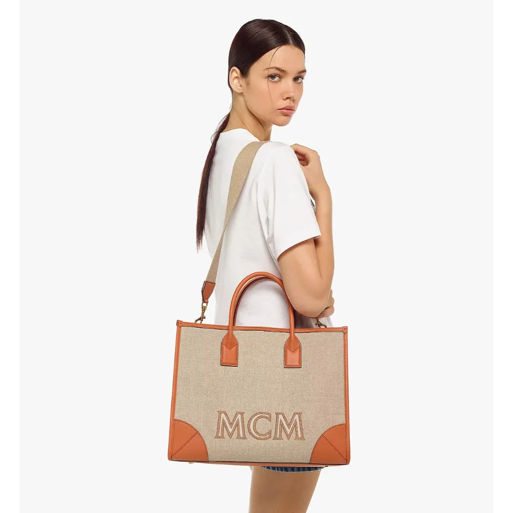 MCM München Tote in Italian Canvas