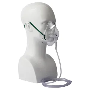 Medium Concentration Oxygen Mask with Tubing - Sealed Pack of 3