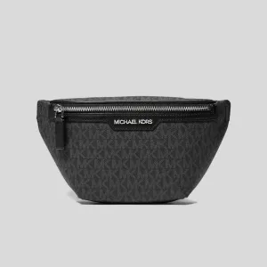MICHAEL KORS Cooper Mini Logo Belt Bag Black RB-37T4LCOY1B