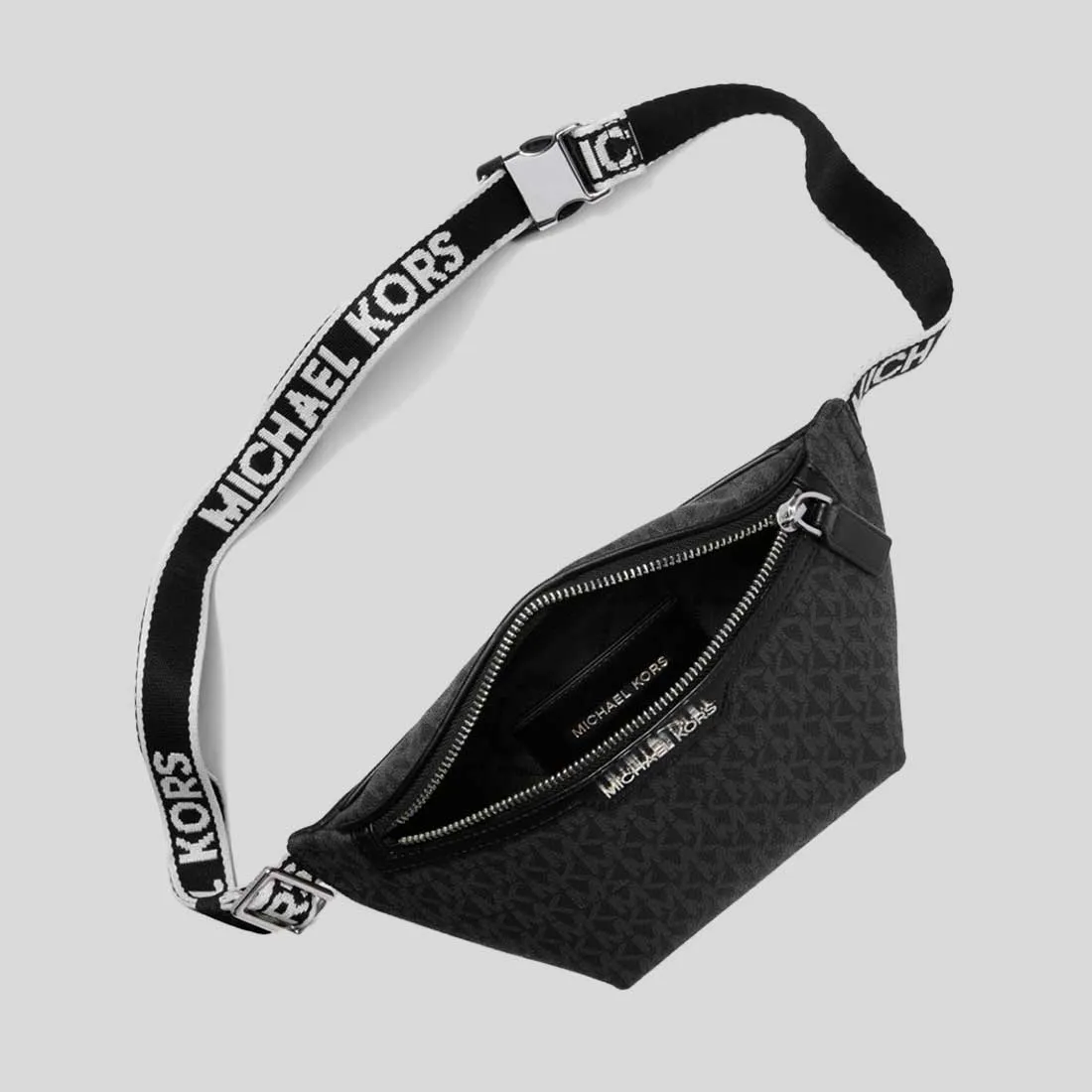MICHAEL KORS Cooper Mini Logo Belt Bag Black RB-37T4LCOY1B