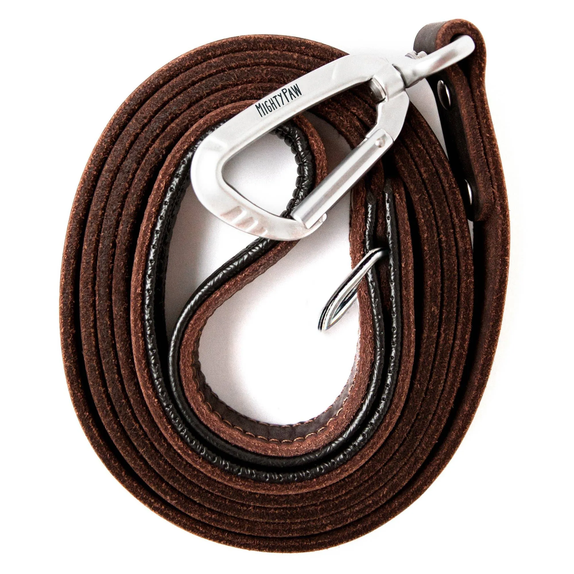 Mighty Paw - Leather Leash 6 ft.