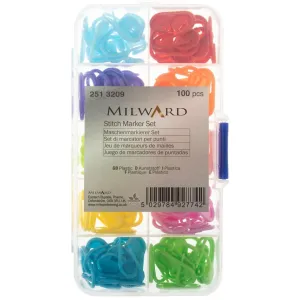 Milward Locking Stitch Marker Set | Knitting & Crochet (100)