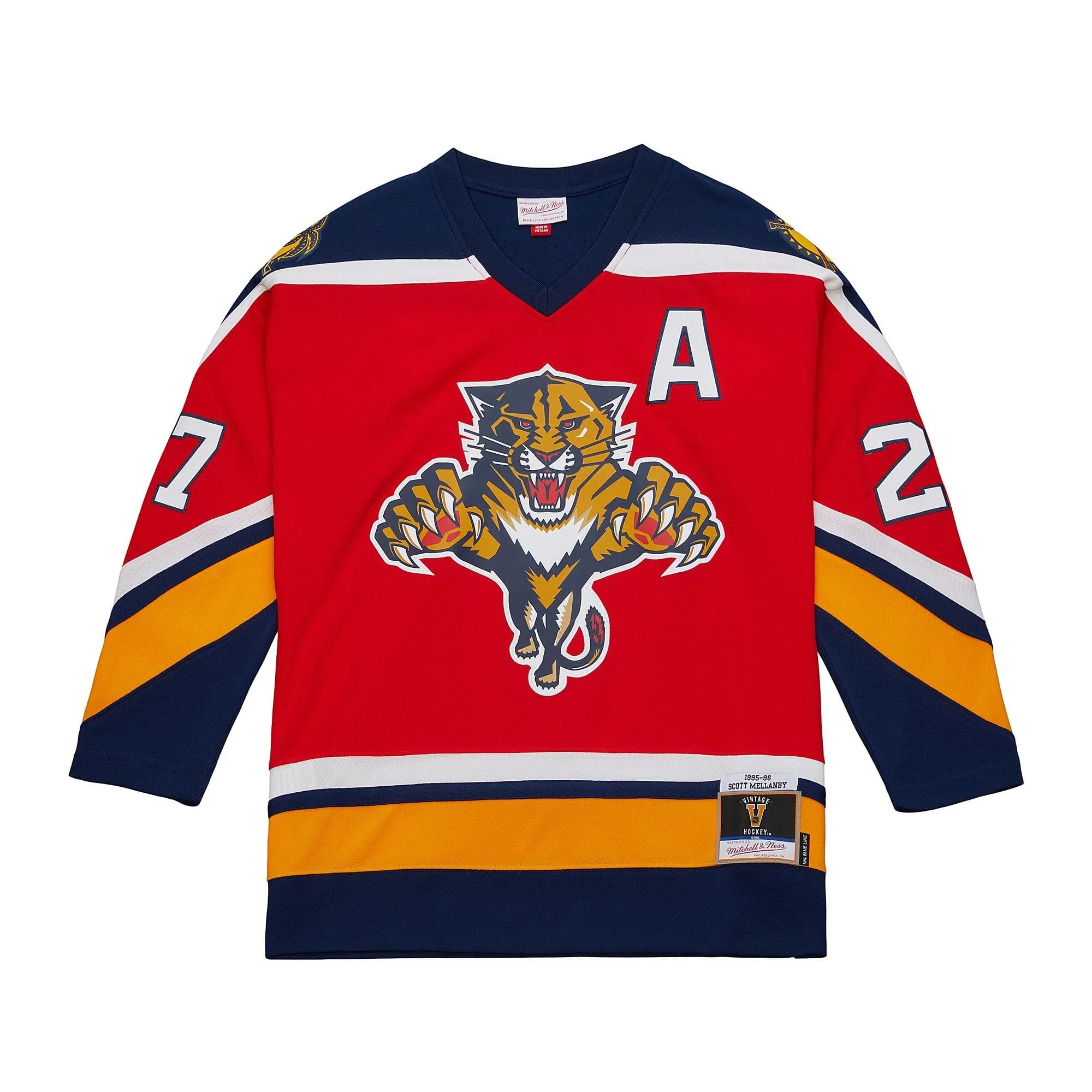 Mitchell & Ness Blue Line Vintage Senior Jersey - Florida Panthers Scott Mellanby