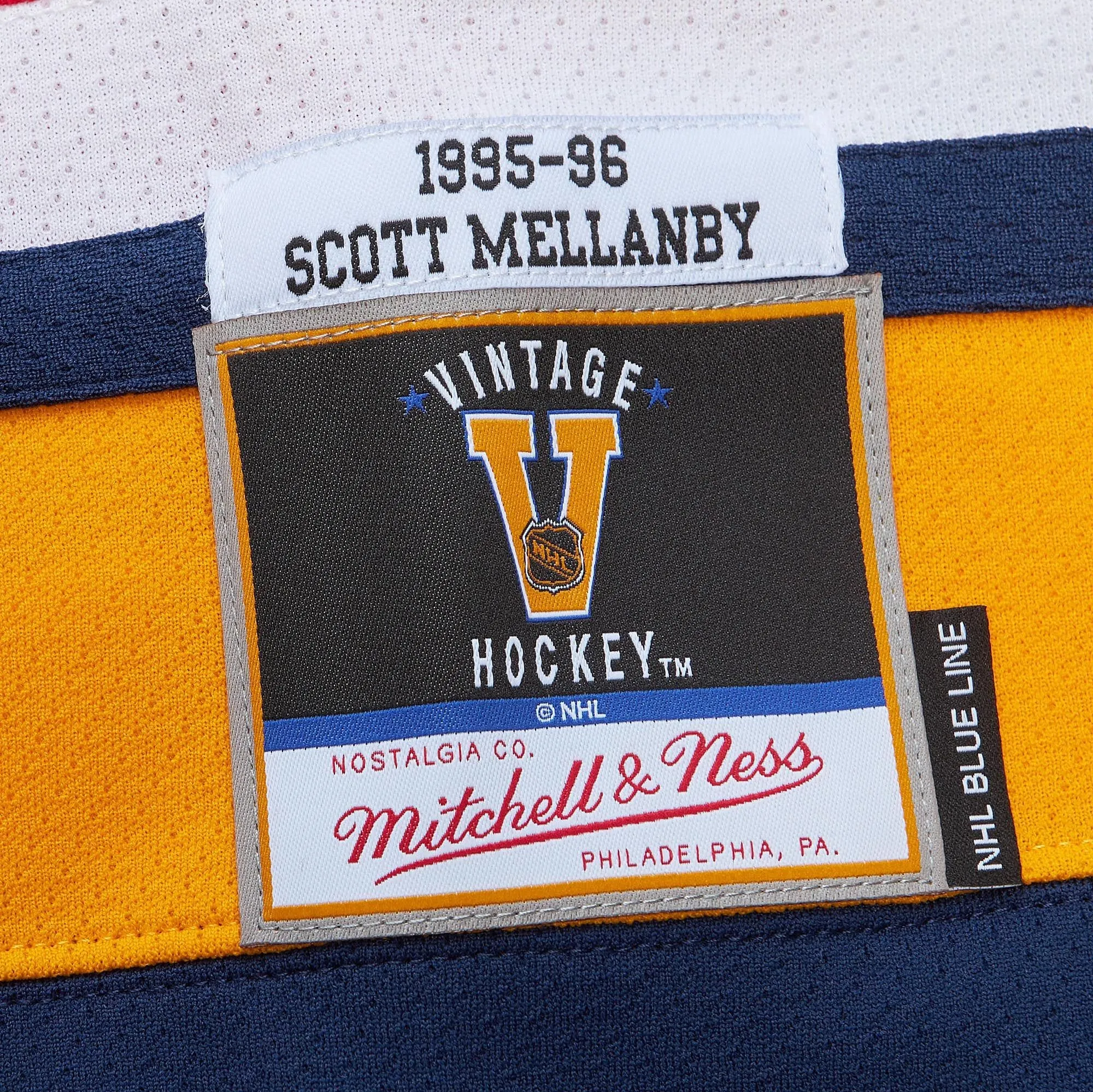 Mitchell & Ness Blue Line Vintage Senior Jersey - Florida Panthers Scott Mellanby