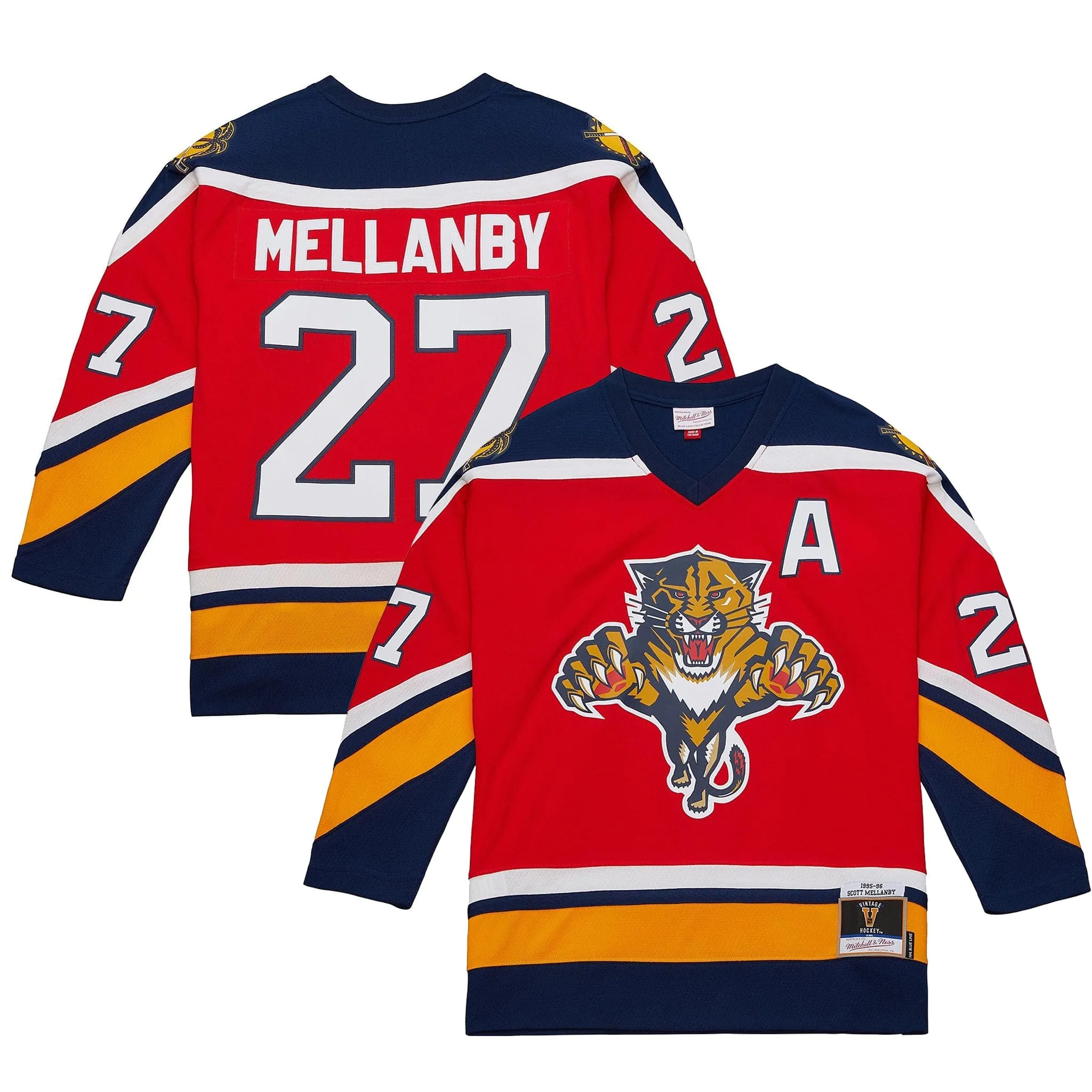 Mitchell & Ness Blue Line Vintage Senior Jersey - Florida Panthers Scott Mellanby