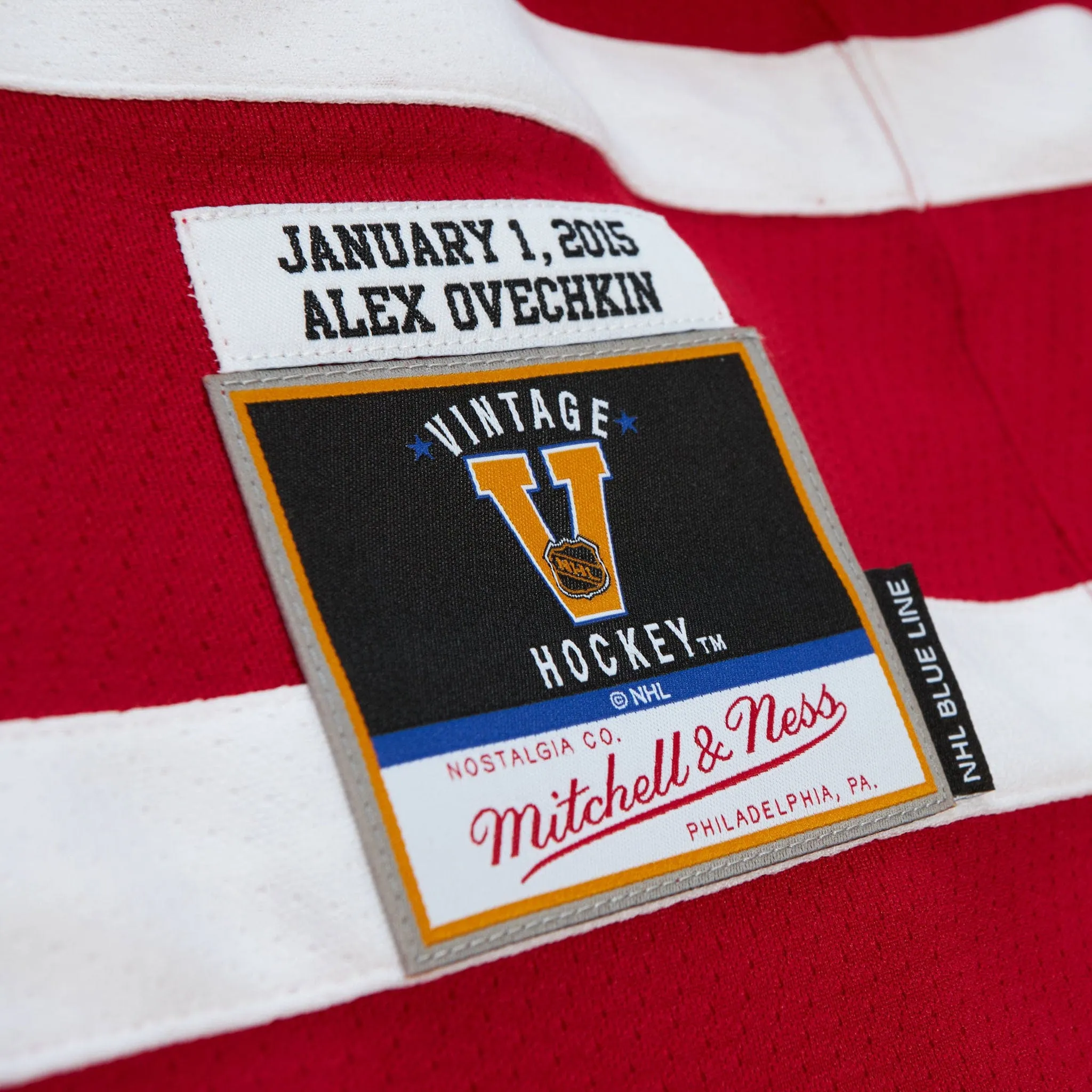 Mitchell & Ness Blue Line Vintage Senior Jersey - Washington Capitals Alex Ovechkin