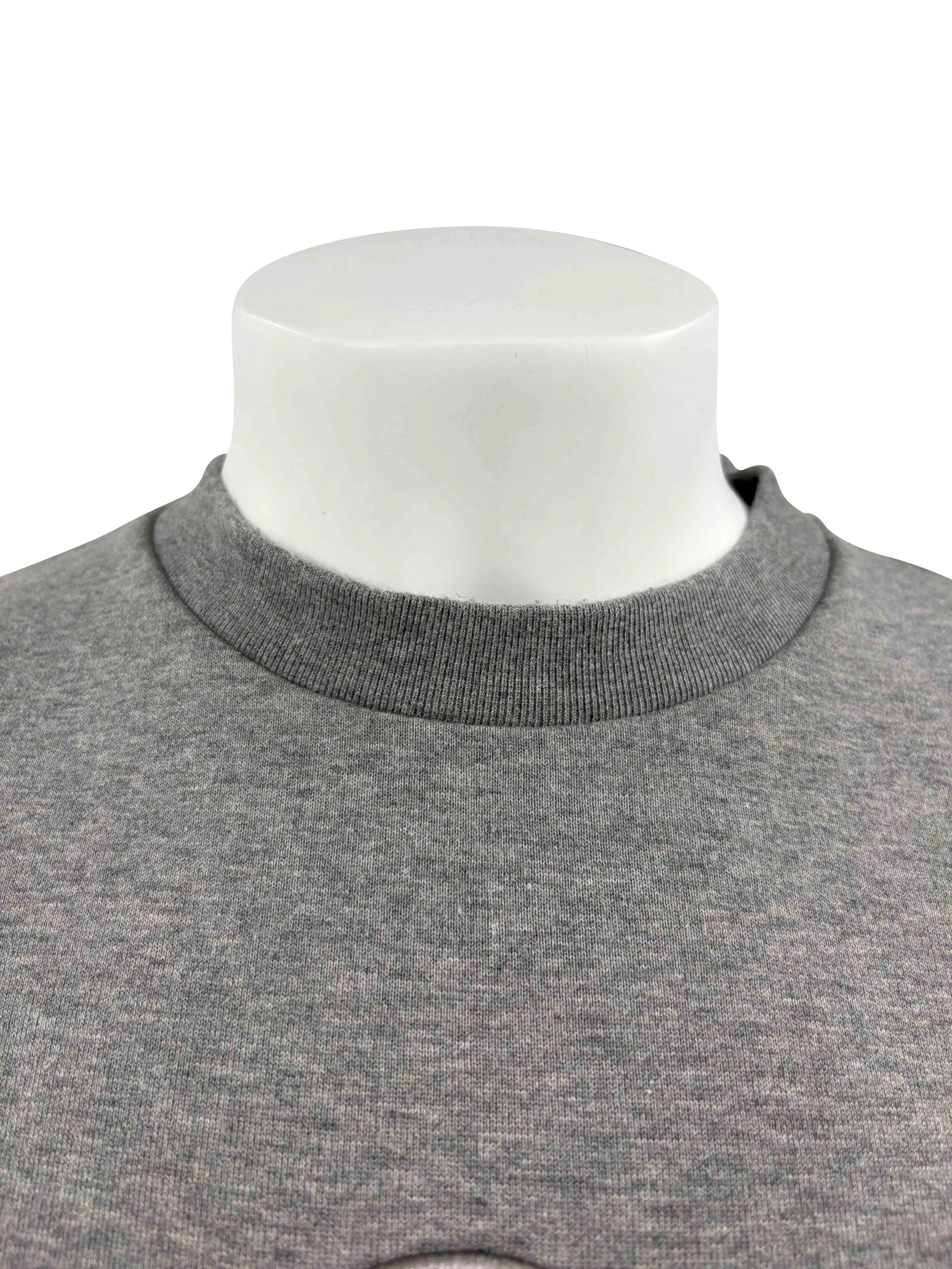 Moncler Embroidered Logo Sweatshirt - Grey