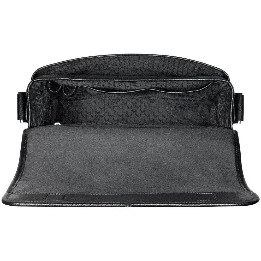 Montblanc Messenger Bag Grande with Patta Montblanc Sartorial Jet Black 116794