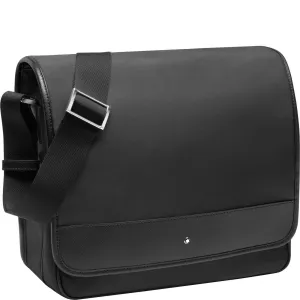 Montblanc Messenger Bag Grande with Patta Montblanc Sartorial Jet Black 116794