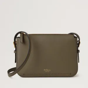 MULBERRY Clovelly Pouch MCG in Linen Green