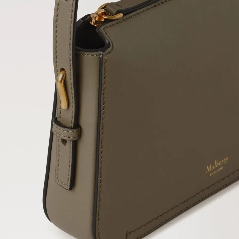 MULBERRY Clovelly Pouch MCG in Linen Green