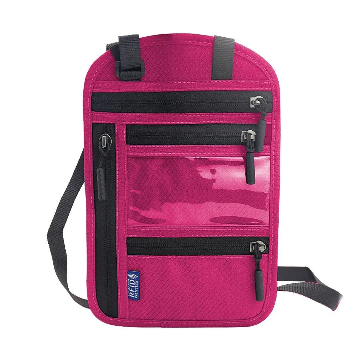 Multi-Functional Travel Passport Document Bag Protective Case Cover Holder