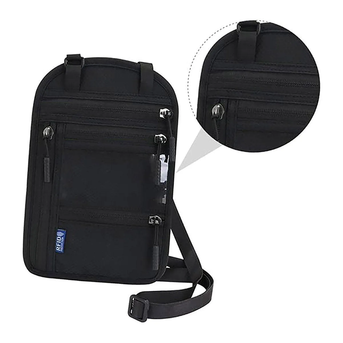 Multi-Functional Travel Passport Document Bag Protective Case Cover Holder