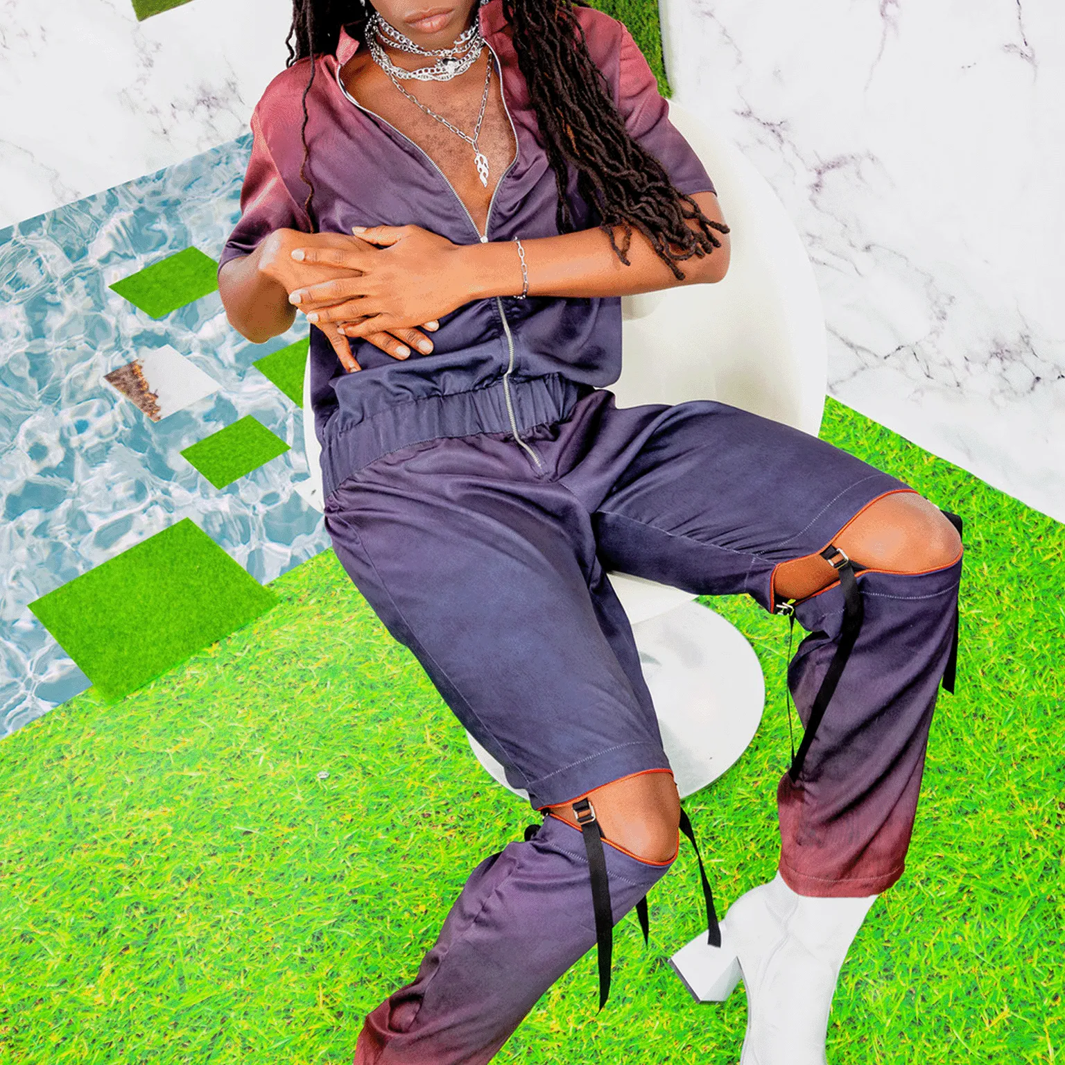 Multi-wear Zippered Jumpsuit