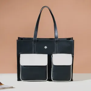 Multifunctional Designer Tote Bag Black