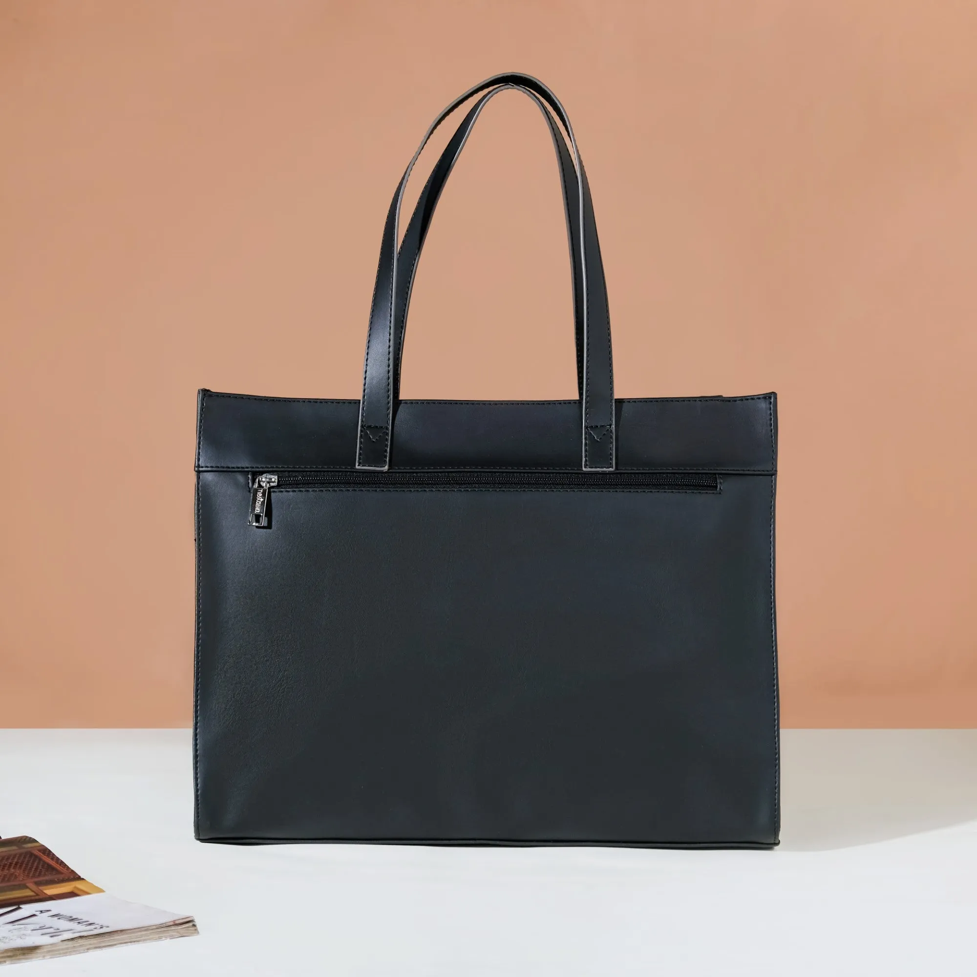 Multifunctional Designer Tote Bag Black