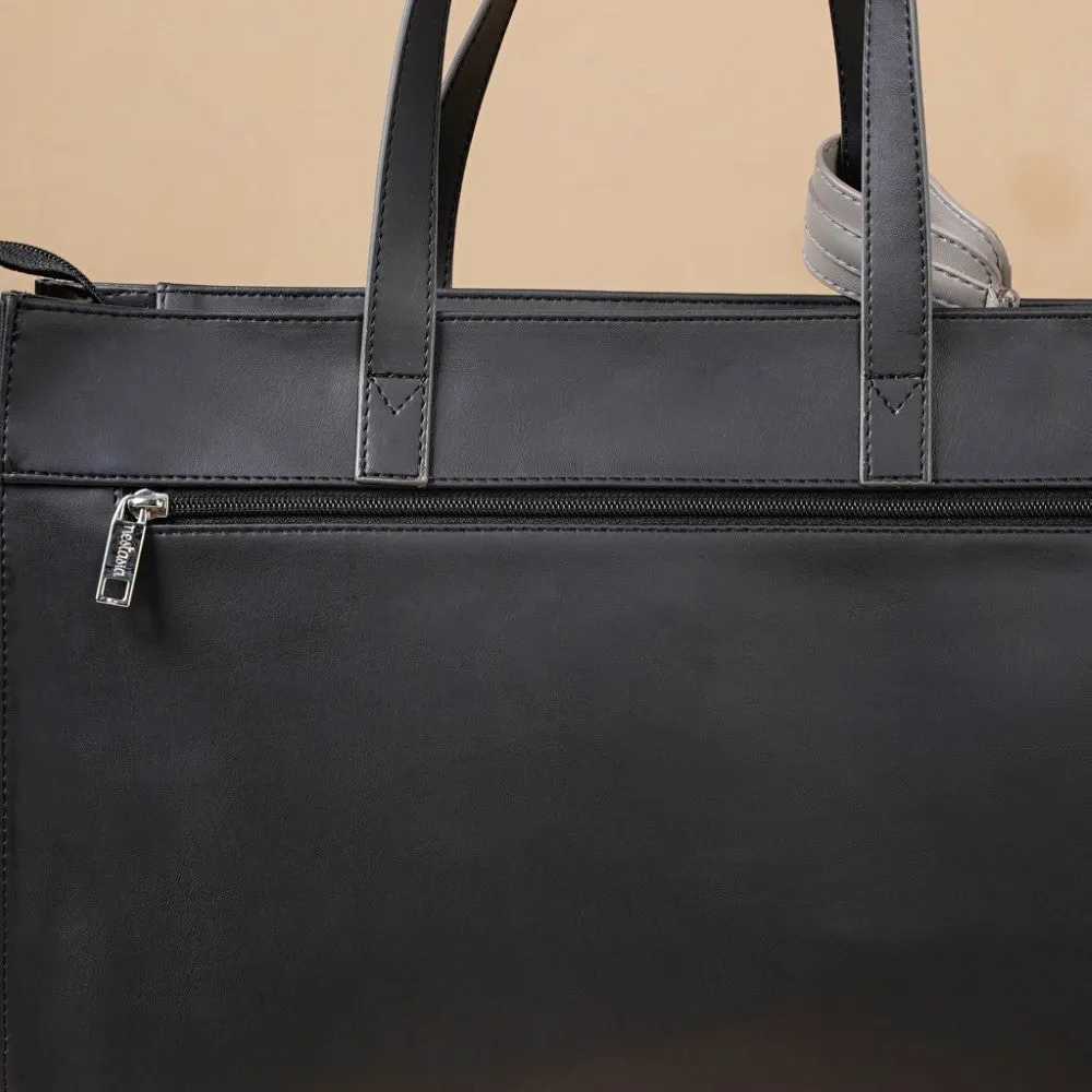 Multifunctional Designer Tote Bag Black