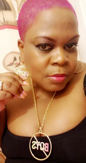 My Boys Lollipop Cut Out Fashion Studded Earrings