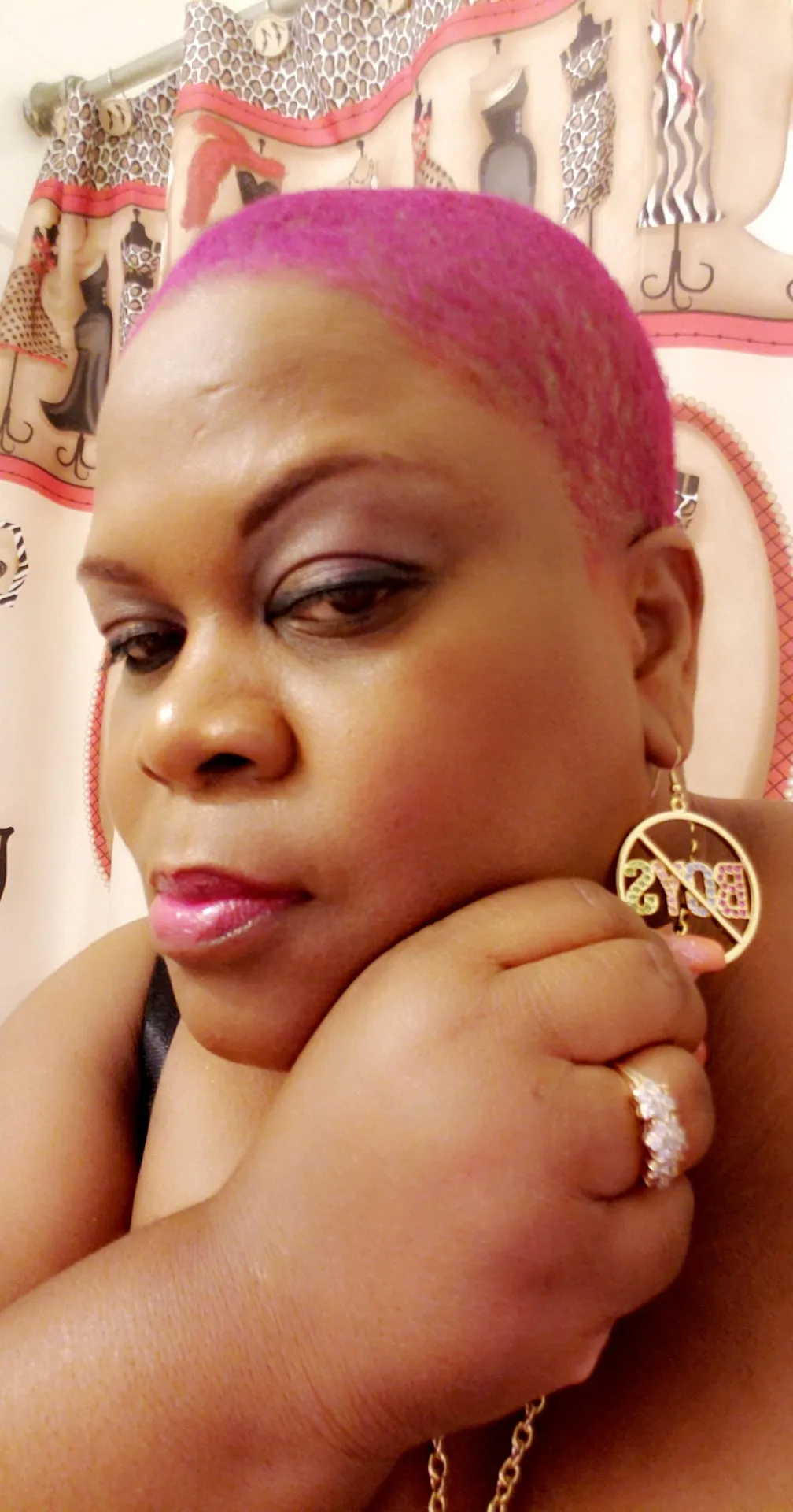 My Boys Lollipop Cut Out Fashion Studded Earrings