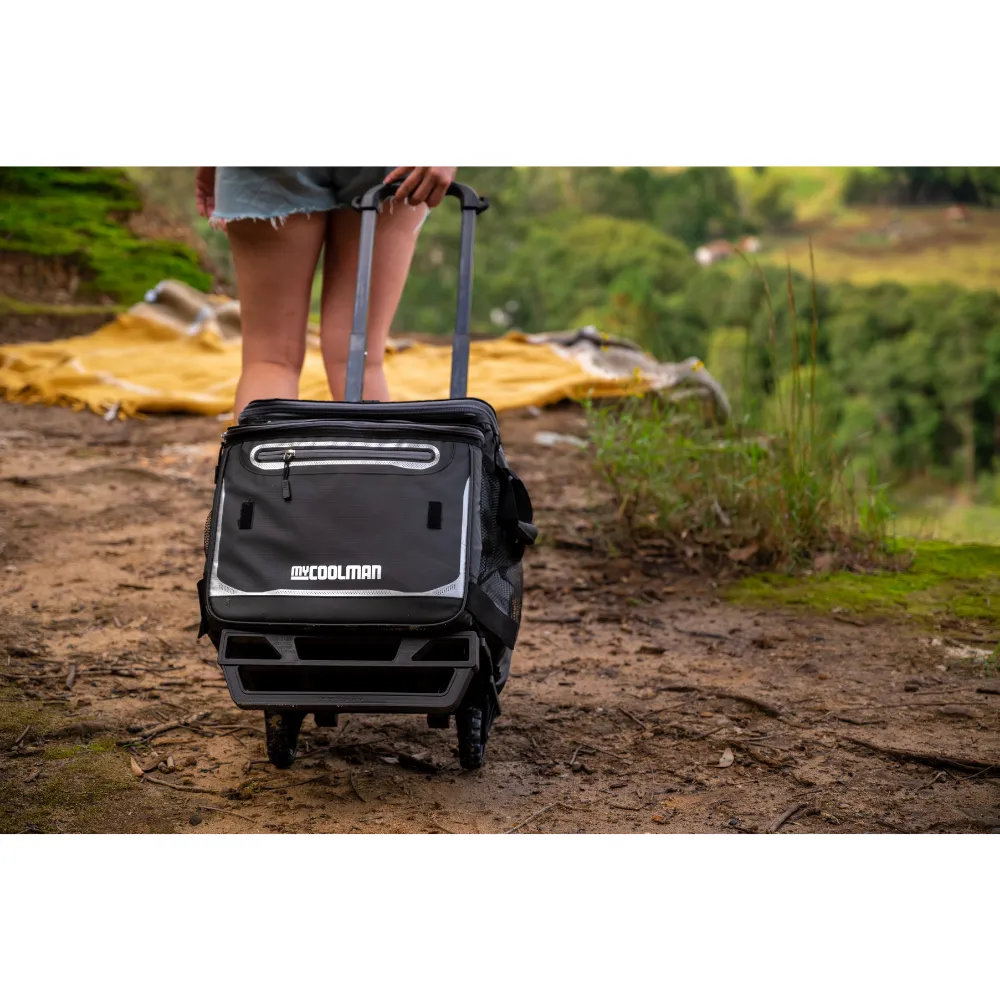 myCOOLMAN - 60 (50 10) Can Rolling Cooler 34L