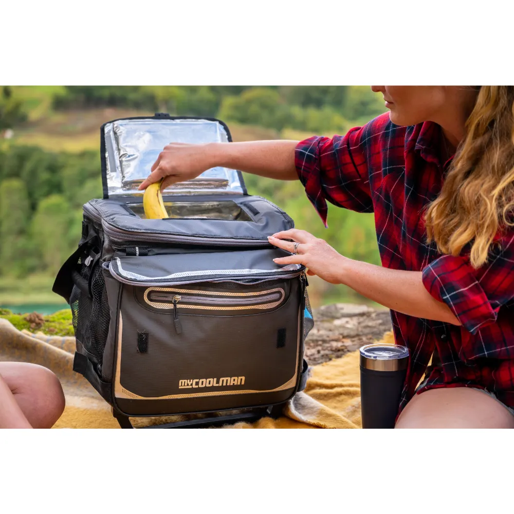 myCOOLMAN - 60 (50 10) Can Rolling Cooler 34L