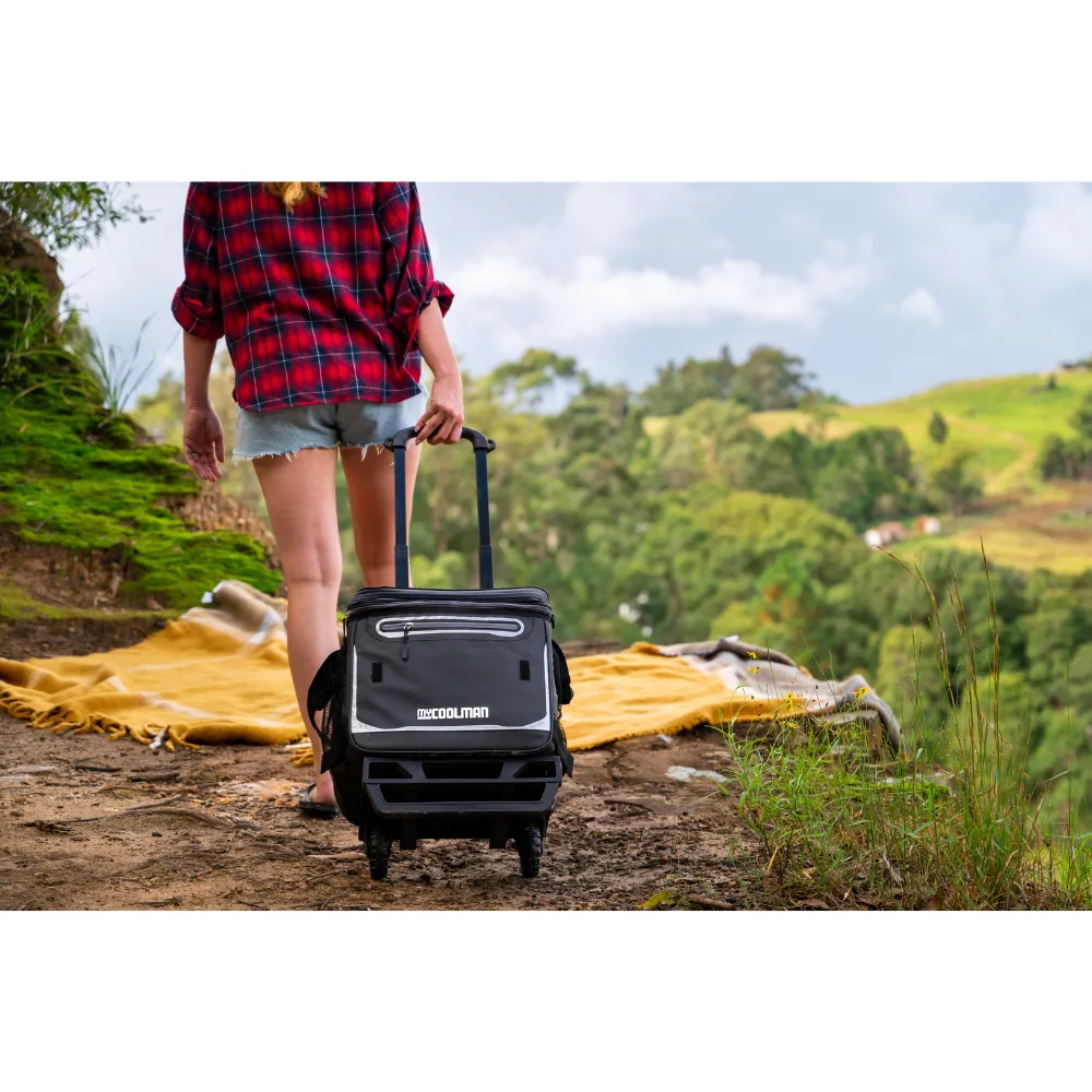 myCOOLMAN - 60 (50 10) Can Rolling Cooler 34L