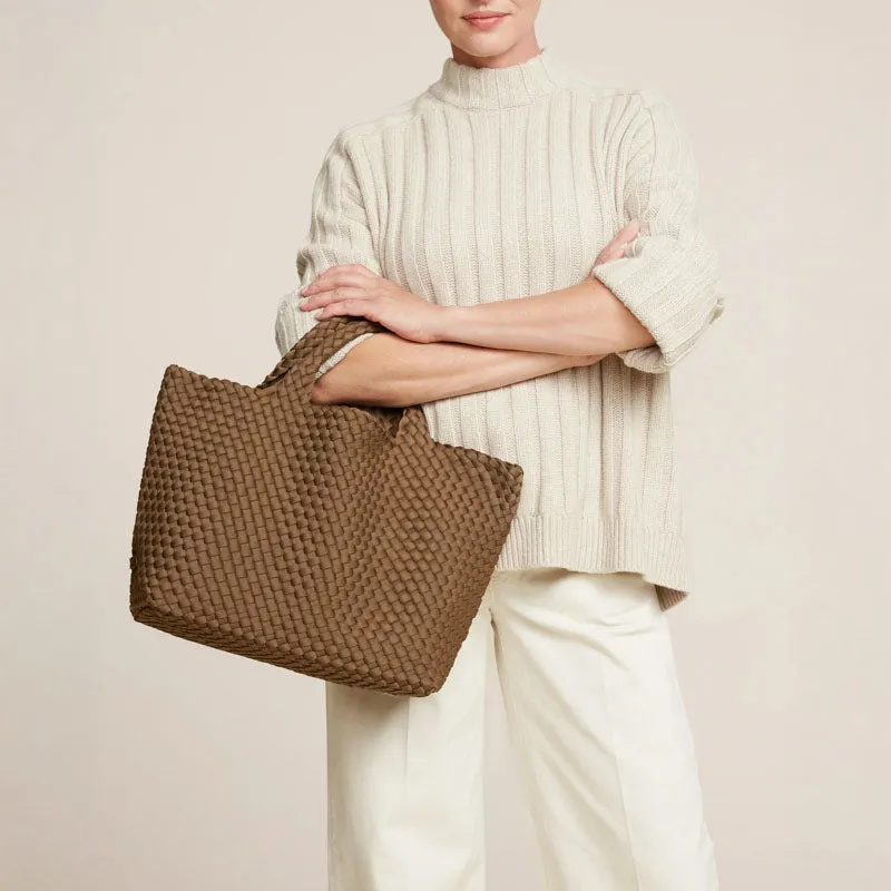 NAGHEDI St Barths Medium Tote in Mink