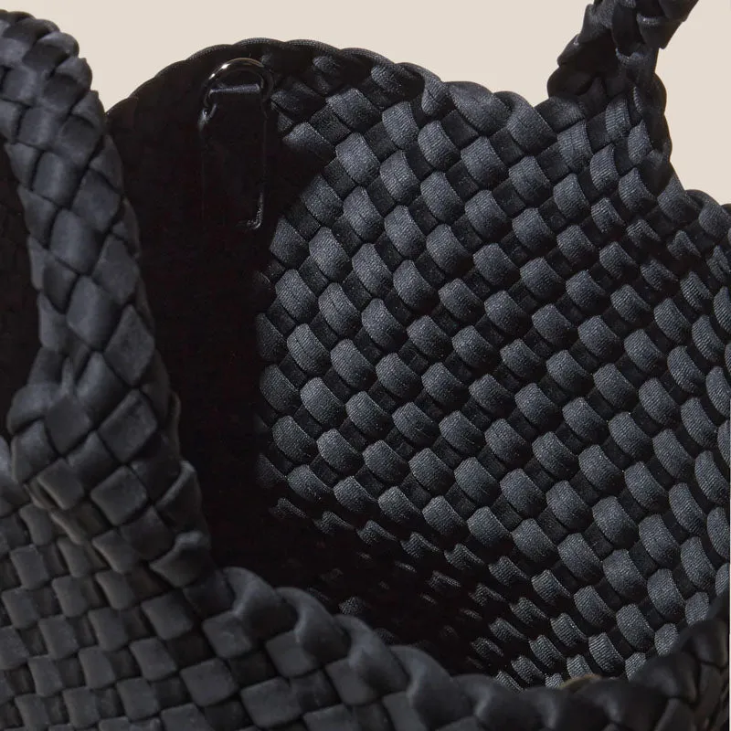 NAGHEDI St Barths Small Tote in Onyx