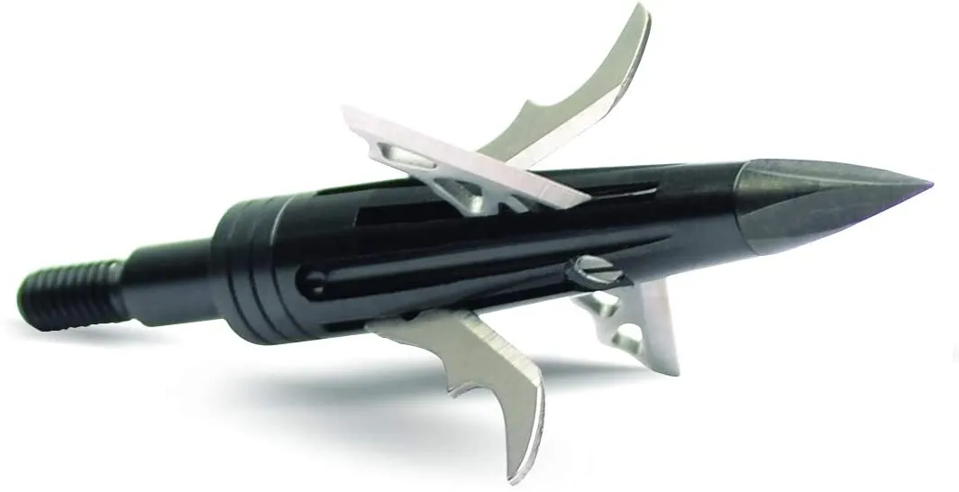 NAP New Archery Products DK4 Dark Knighr125 Grain Crossbow Hybrid Broadhead 3 Pack