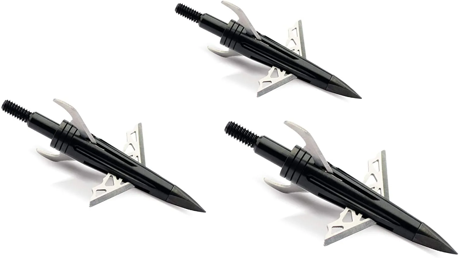 NAP New Archery Products DK4 Dark Knighr125 Grain Crossbow Hybrid Broadhead 3 Pack