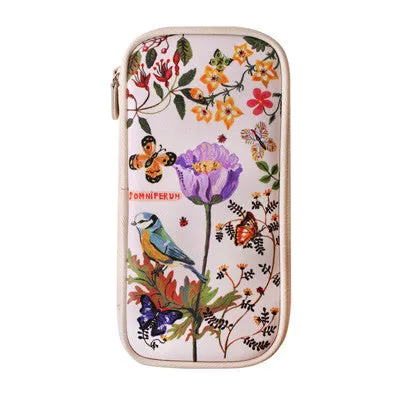 Nathalie Lete Double Sided Pouch - Blue Bird