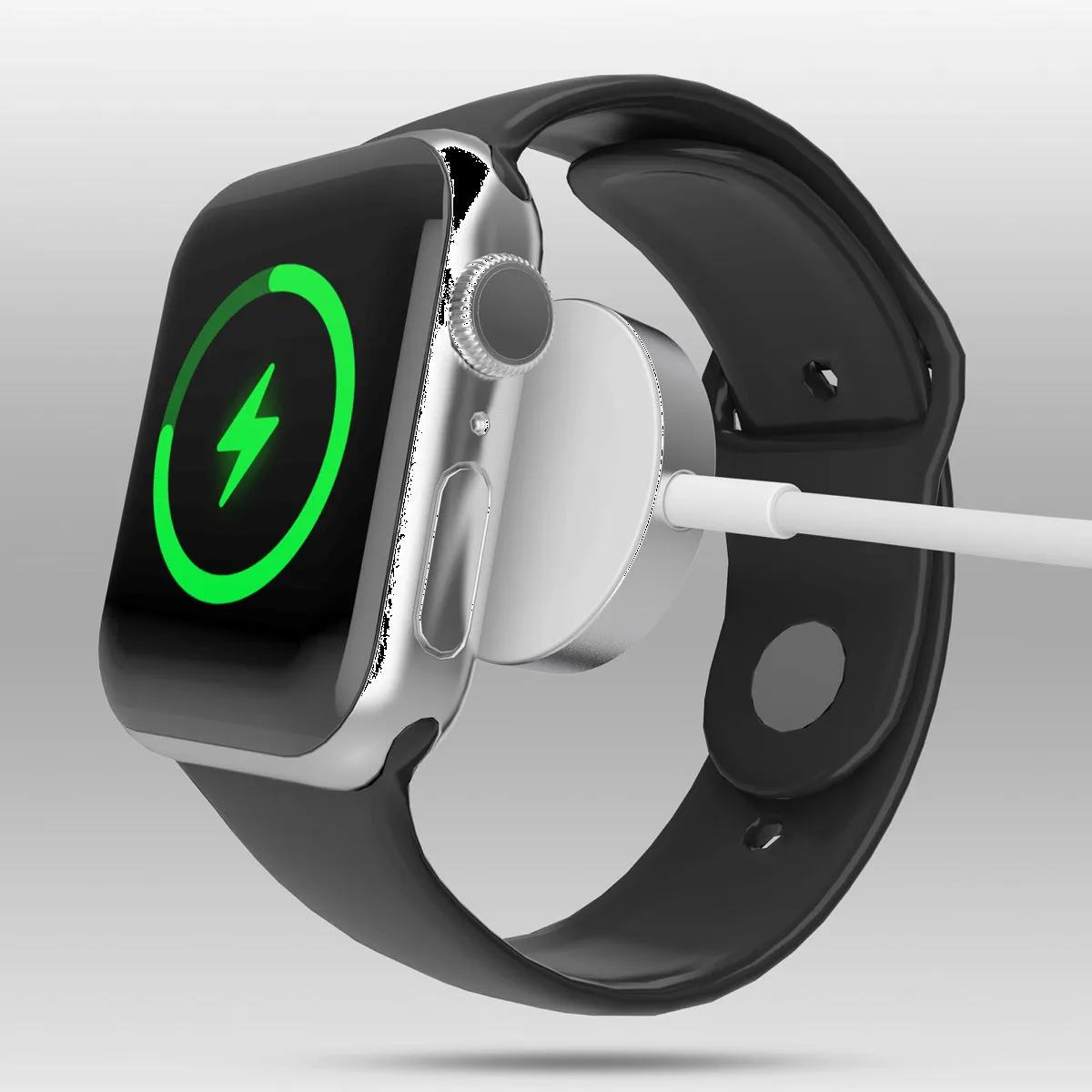 Naztech Magnetic Charger White USB-A Cable for Apple Watch